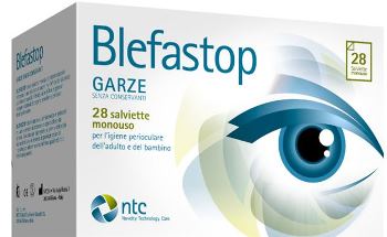 BLEFASTOP GARZA CON HY-TER IN COTONE PIEGATA CON FILO DI BARIO 28 PEZZI - farmaidea24.com