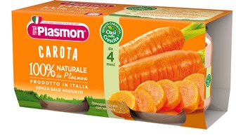 PLASMON OMOGENEIZZATO CAROTA 2 X 80 G - farmaidea24.com