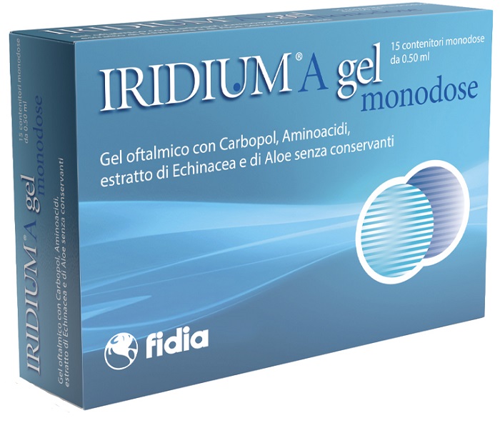 IRIDIUM A GEL OFTALMICO MONODOSE 15 CONTENITORI DA 0,50 ML - farmaidea24.com