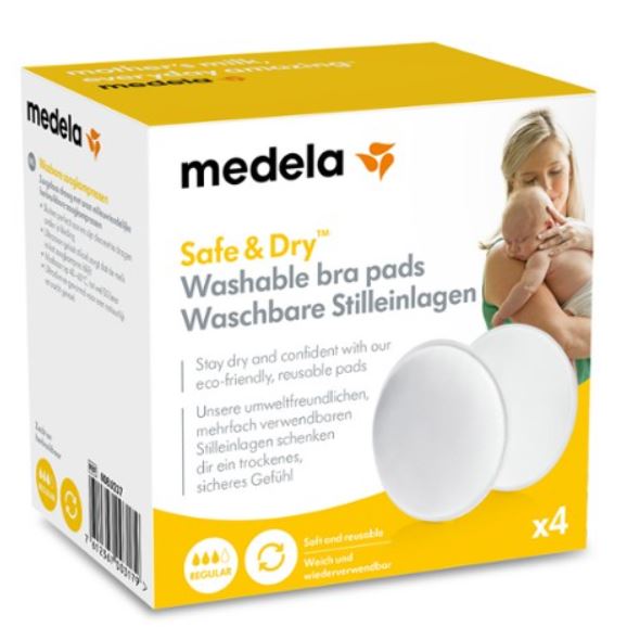SAFE & DRY COPPETTA ASSORBILATTE LAVABILE 4 PEZZI - farmaidea24.com
