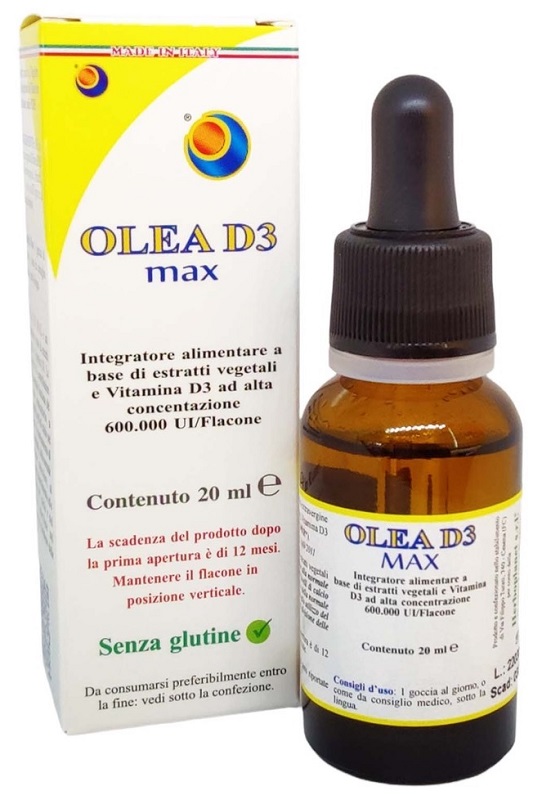 OLEA D3 MAX GOCCE 20 ML - farmaidea24.com