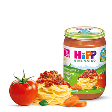 HIPP BIO SPAGHETTINI AL RAGU' 220 G - farmaidea24.com