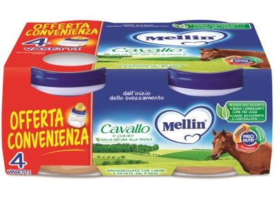 MELLIN OMOGENEIZZATO CAVALLO 4 X 80 G - farmaidea24.com