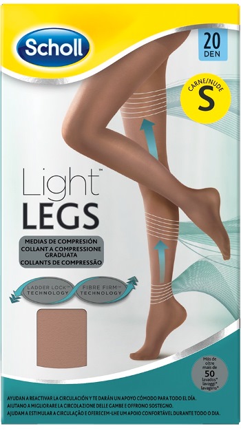 SCHOLL LIGHTLEGS 20 DENARI TAGLIA S COLORE NUDE 1 PAIO - farmaidea24.com