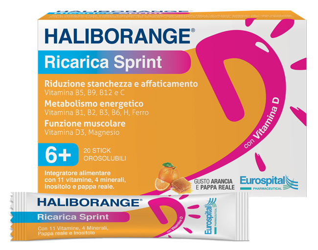 HALIBORANGE RICARICA SPRINT 20 STICK PACK 2 G - farmaidea24.com