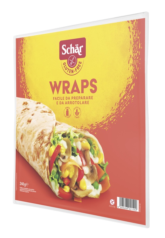 SCHAR WRAPS PIADINA ARROTOLABILE SENZA LATTOSIO 240 G - farmaidea24.com