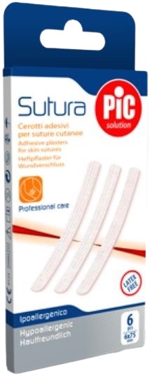 CEROTTO PER SUTURA PIC SOLUTION 12X100 MM 6 PEZZI - farmaidea24.com