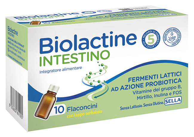BIOLACTINE INTESTINO 5MLD 10 FLACONCINI 9 ML - farmaidea24.com
