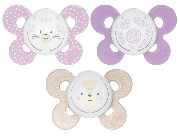 CHICCO SUCCHIETTO COMFORT GIRL IN SILICONE 6-16 MESI 2 PEZZI - farmaidea24.com