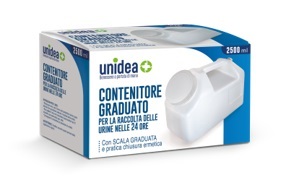 CONTENITORE PER LA RACCOLTA DELLE URINE UNIDEA NELLE 24 ORE 2500 ML - farmaidea24.com