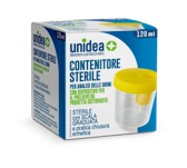 CONTENITORE STERILE PER ANALISI DELLE URINE UNIDEA CON DISPOSITIVO DI PRELIEVO 120 ML - farmaidea24.com