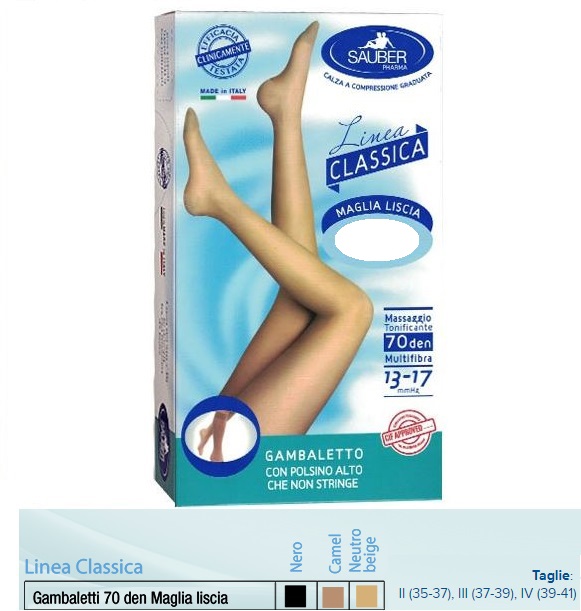 SAUBER GAMBALETTO MAGLIA LISCIA 140 DENARI NERO 3 - farmaidea24.com