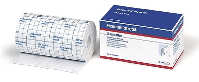 FASCIA AUTOADESIVA IPOALLERGENICA FIXOMULL STRETCH PER FISSAGGIO CATETERI M 10 X 5 CM - farmaidea24.com