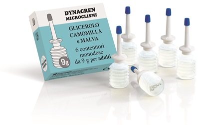 DYNACREN MICROCLISMI CAMOMILLA E MALVA 6 PEZZI DA 9 G PER ADULTI - farmaidea24.com