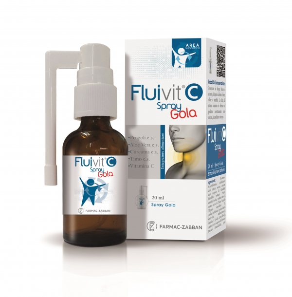 FLUIVIT C SPRAY GOLA 20 ML - farmaidea24.com