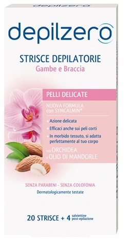DEPILZERO STRISCE GAMBE BRACCIA 20 PEZZI - farmaidea24.com
