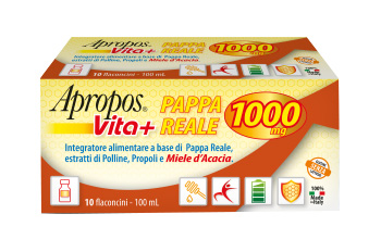 APROPOS VITA+ PAPPA REALE 1000MG 10 FLACONCINI DA 10 ML - farmaidea24.com