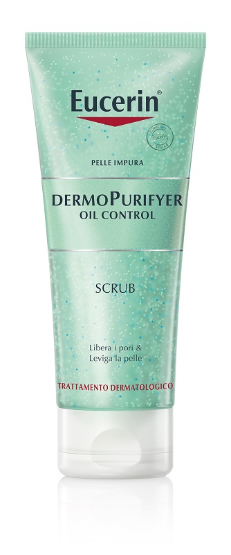 EUCERIN PELLE IMPURA DERMOPURIFYER OIL CONTROL SCRUB 100 ML - farmaidea24.com