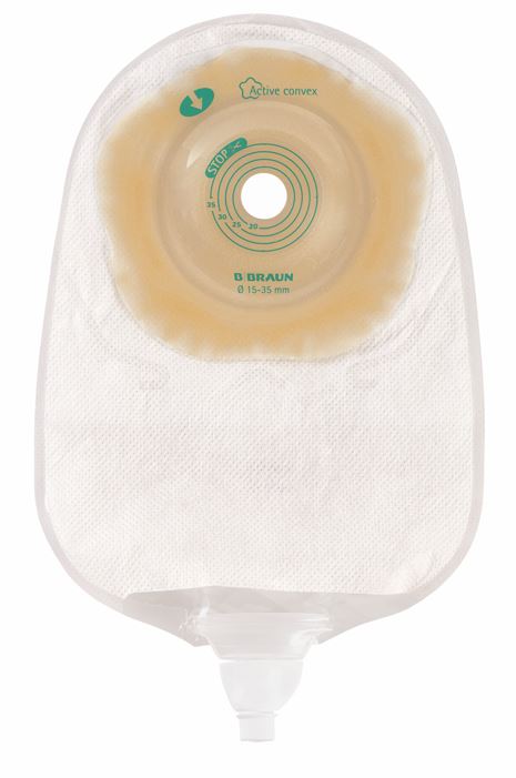 SACCA UROSTOMIA FLEXIMA ACTIVE O'CONVEX TRASPARENTE 15-35 MM 10 PEZZI - farmaidea24.com