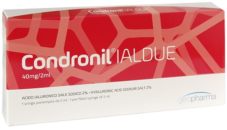 SIRINGA INTRA-ARTICOLARE CONDRONIL IALDUE PRERIEMPITA ACIDO IALURONICO SALE SODICO 40 MG 2 ML - farmaidea24.com