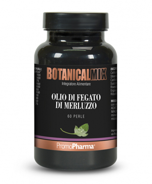 OLIO DI FEGATO DI MERLUZZO BOTANICAL MIX 60 PERLE - farmaidea24.com