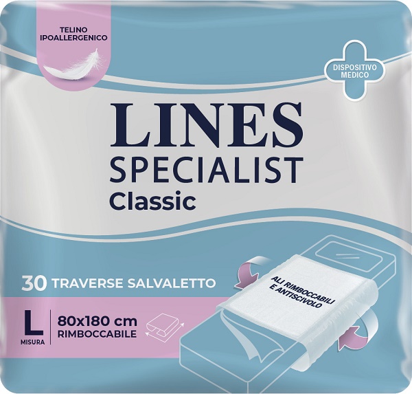 TRAVERSA LINES SPECIALIST CLASSIC 80X180 CM 30 PEZZI - farmaidea24.com