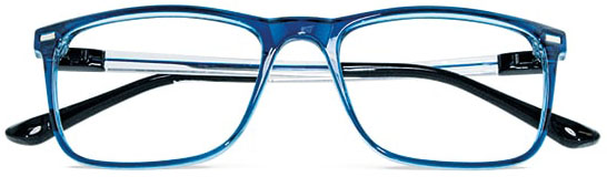 OCCHIALE DA LETTURA PREMONTATO TWINS GOLD DIONISO BLU +2,50 - farmaidea24.com