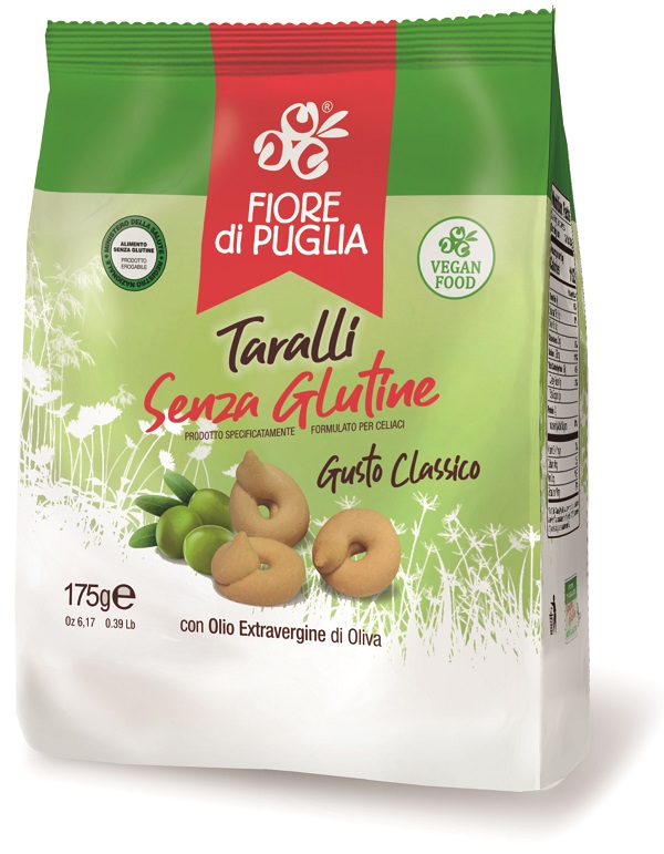 FIORE DI PUGLIA TARALLI GUSTO CLASSICO 175 G - farmaidea24.com