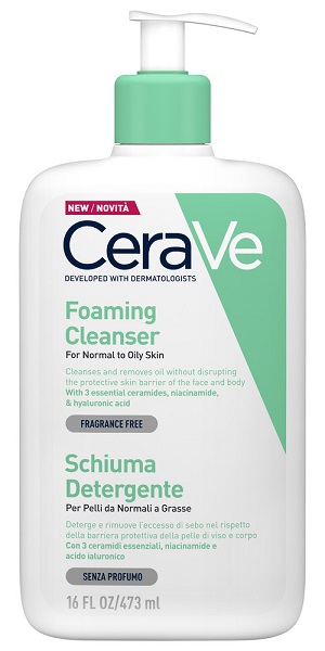 CERAVE SCHIUMA DETERGENTE VISO 473 ML - farmaidea24.com