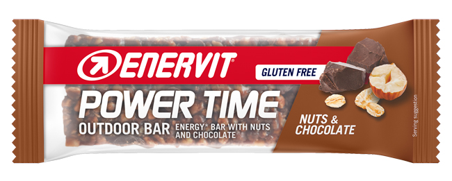 ENERVIT POWER TIME BARRETTA SENZA GLUTINE AL CIOCCOLATO 1 PEZZO - farmaidea24.com