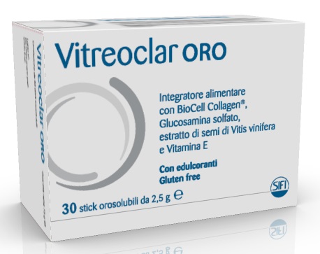 VITREOCLAR ORO 30 BUSTINE OROSOLUBILI DA 2,5 G - farmaidea24.com