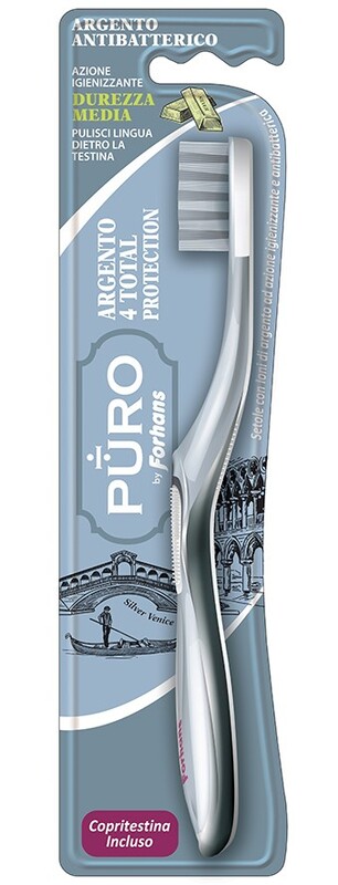 SPAZZOLINO SILVER 4 WHITE FORHANS 1 PEZZO - farmaidea24.com