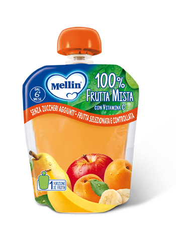 MELLIN POUCH FRUTTA MISTA 90 G - farmaidea24.com