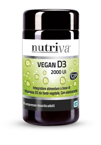 NUTRIVA VEGAN D3 60 COMPRESSE 2000 UI - farmaidea24.com