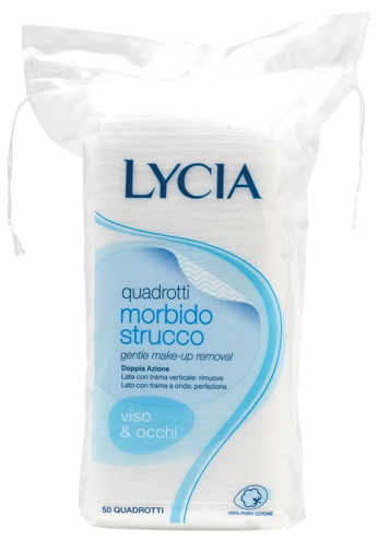 LYCIA 50 QUADROTTI COTONE STRISCIA 12 PEZZI - farmaidea24.com