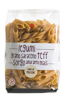 GAROFALO PENNONI PASTA SENZA GLUTINE LEGUMI E CEREALI 400 G - farmaidea24.com