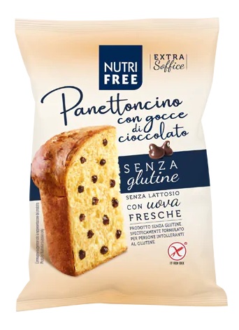 NUTRIFREE PANETTONCINO GOCCE DI CIOCCOLATO 100 G - farmaidea24.com