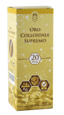 ORO COLLOIDALE SUPREMO 20PPM 100 ML - farmaidea24.com