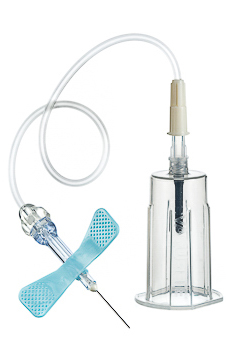 AGO BUTTERFLY NIPRO STANDARD WINGED SET 21 GAUGE 50 PEZZI - farmaidea24.com
