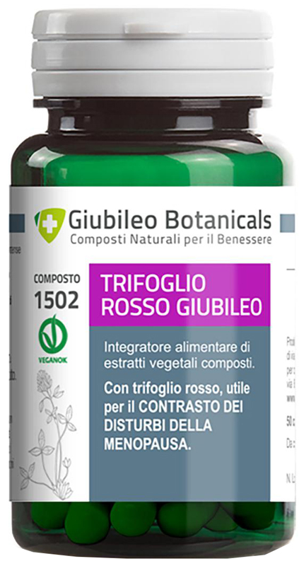GIUBILEO BOTANICALS TRIFOGLIO ROSSO 50 CAPSULE - farmaidea24.com