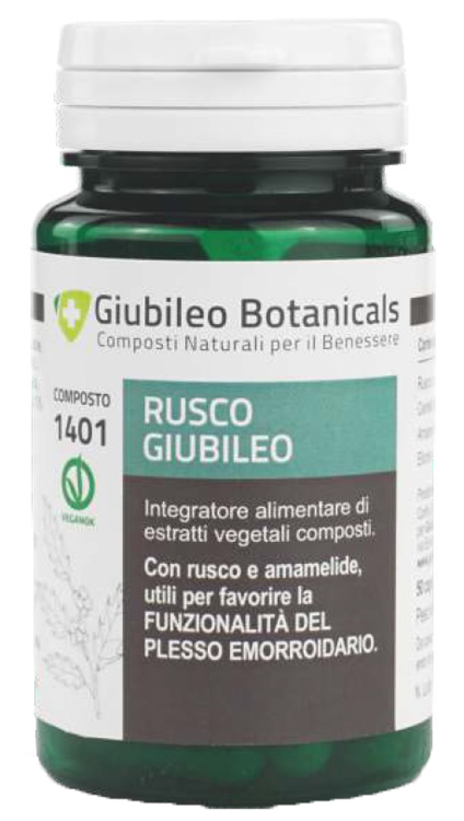 GIUBILEO BOTANICALS RUSCO 50 CAPSULE - farmaidea24.com