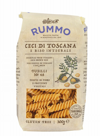 RUMMO FUSILLI N 48 CECI DI TOSCANA E RISO INTEGRALE 300 G - farmaidea24.com