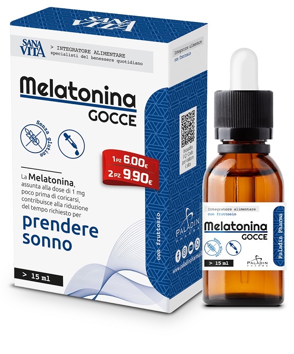 SANAVITA MELATONINA GOCCE 15 ML - farmaidea24.com