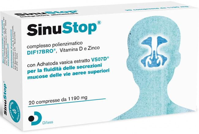 SINUSTOP 20 COMPRESSE DA 1190 MG - farmaidea24.com
