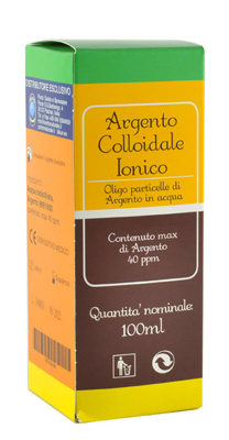 ARGENTO COLLOIDALE IONICO 40PPM CERTIFICATO SPRAY CON CONTAGOCCE 100 ML - farmaidea24.com