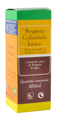 ARGENTO COLLOIDALE IONICO 40PPM CERTIFICATO 250 ML - farmaidea24.com