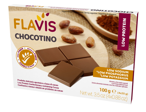 FLAVIS CHOCOTINO 4 PORZIONI DA 25 G - farmaidea24.com