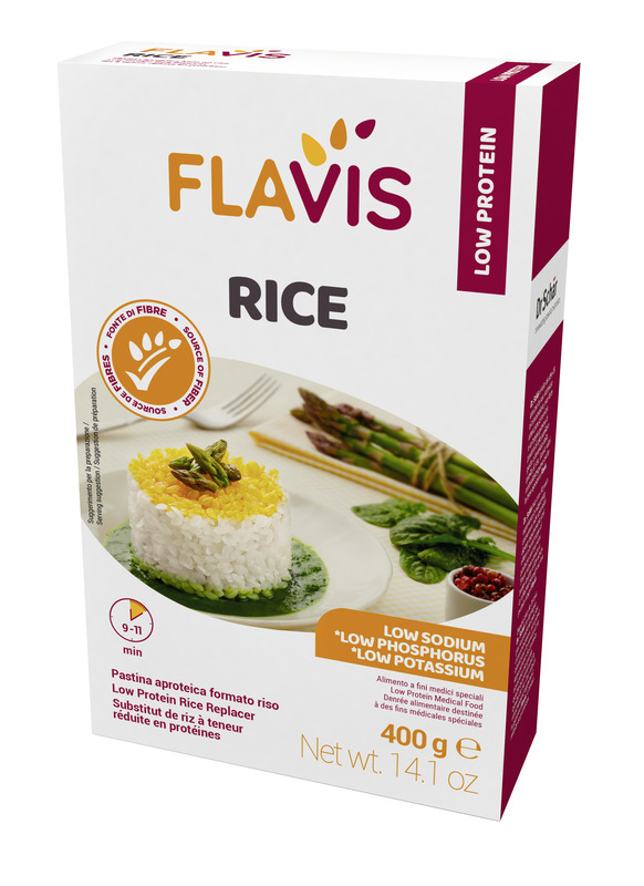 FLAVIS RICE PASTINA APROTEICA FORMATO RISO 400 G - farmaidea24.com