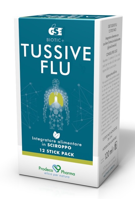 GSE TUSSIVE FLU 12 STICKPACK - farmaidea24.com