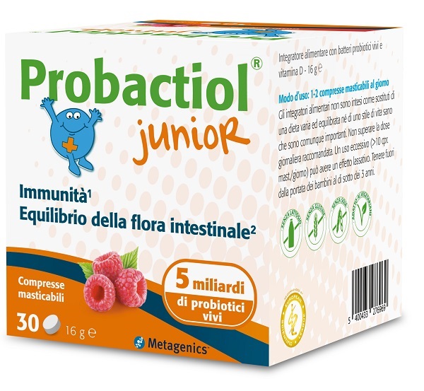 PROBACTIOL JUNIOR 30 COMPRESSE MASTICABILI NEW - farmaidea24.com
